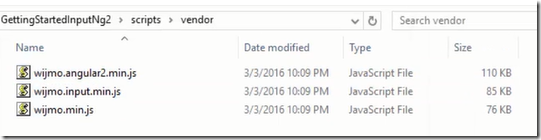 如何在Angular2下使用Wijmo Input控件