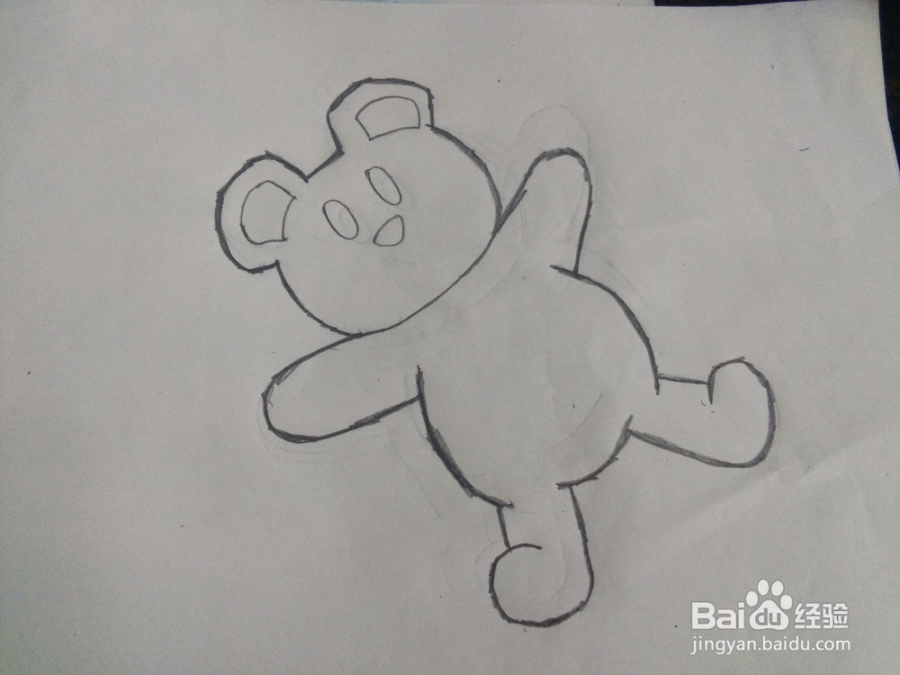 简笔画如何画小熊