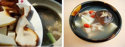 香菇春笋煲鸡汤