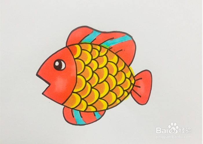 鱼鳞应该怎么画