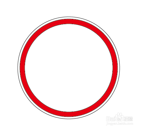 怎么使用ai软件绘制最高限速的交通标志