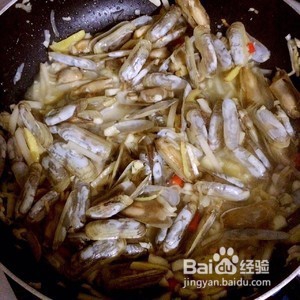 家常炒指甲螺做