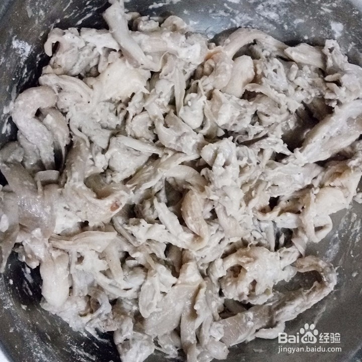 干炸平菇的做法