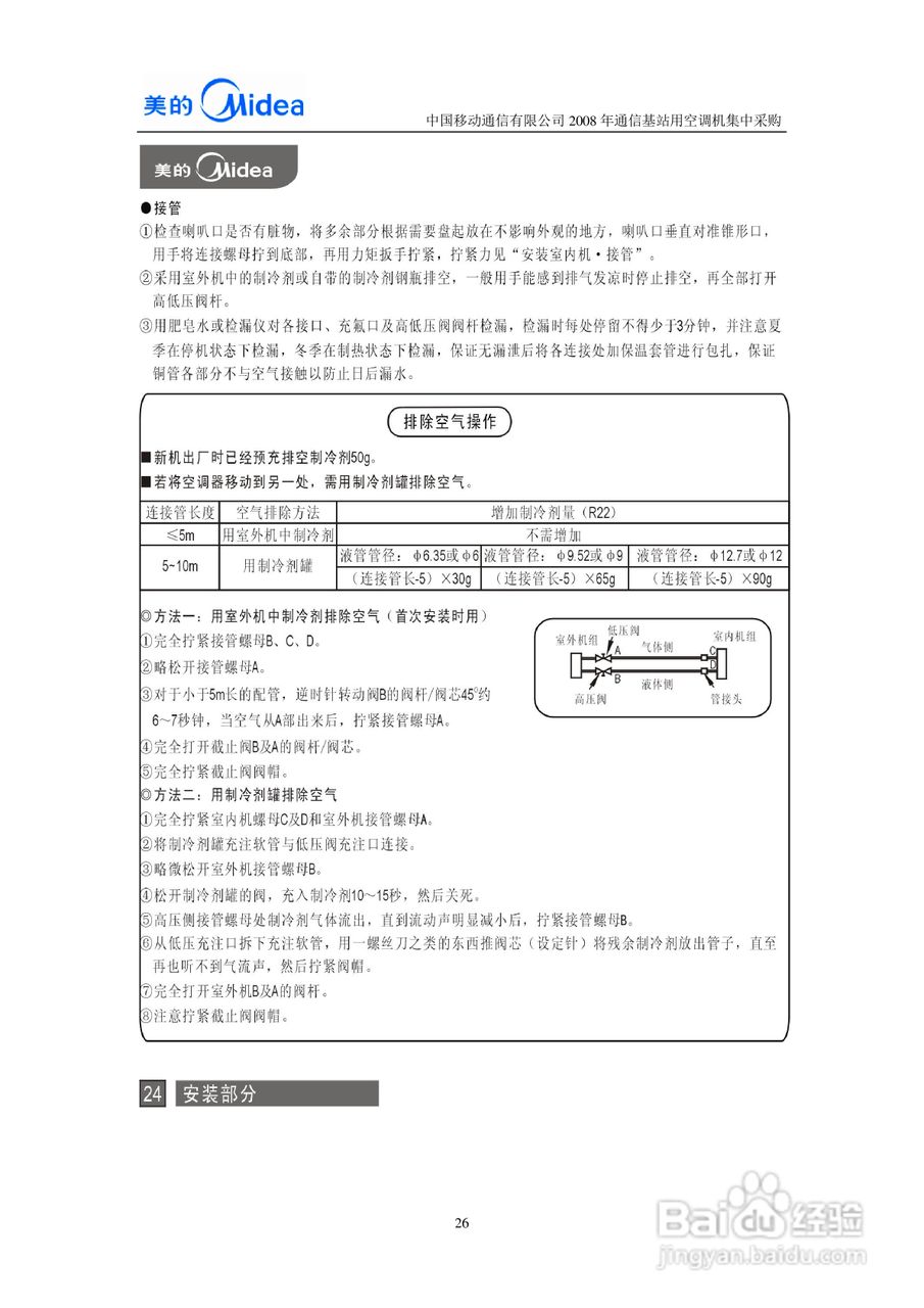 美的KFR-7120LW/SDY-JA(E5)空调器安装使用说明书:[3]