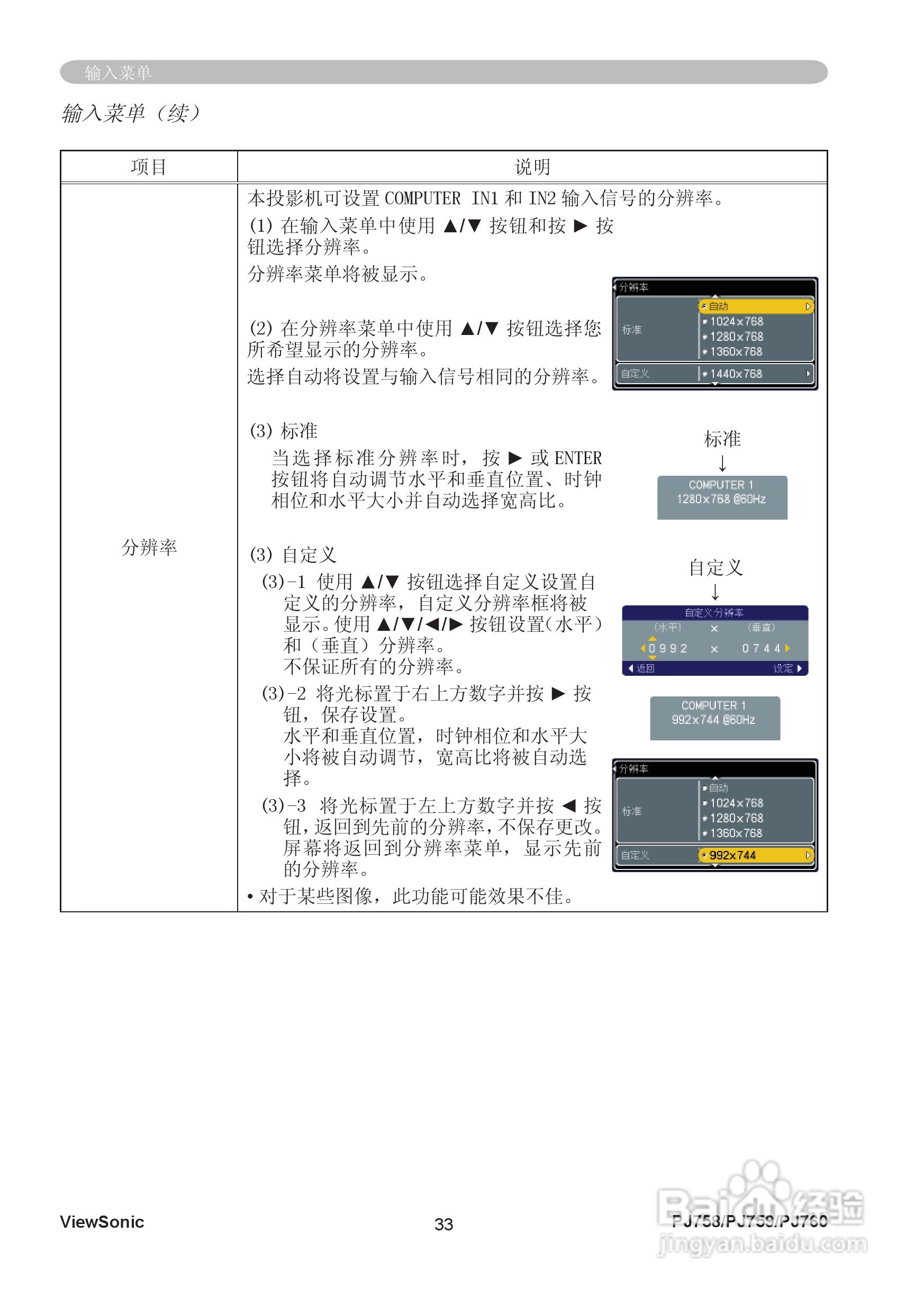优派PJ758投影机使用说明书:[4]