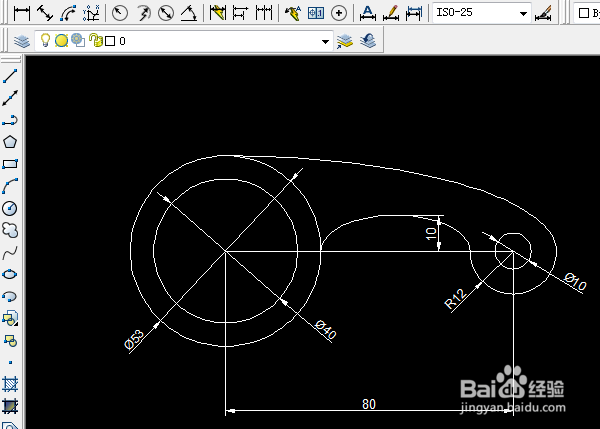 绘制CAD的椭圆弧之实例