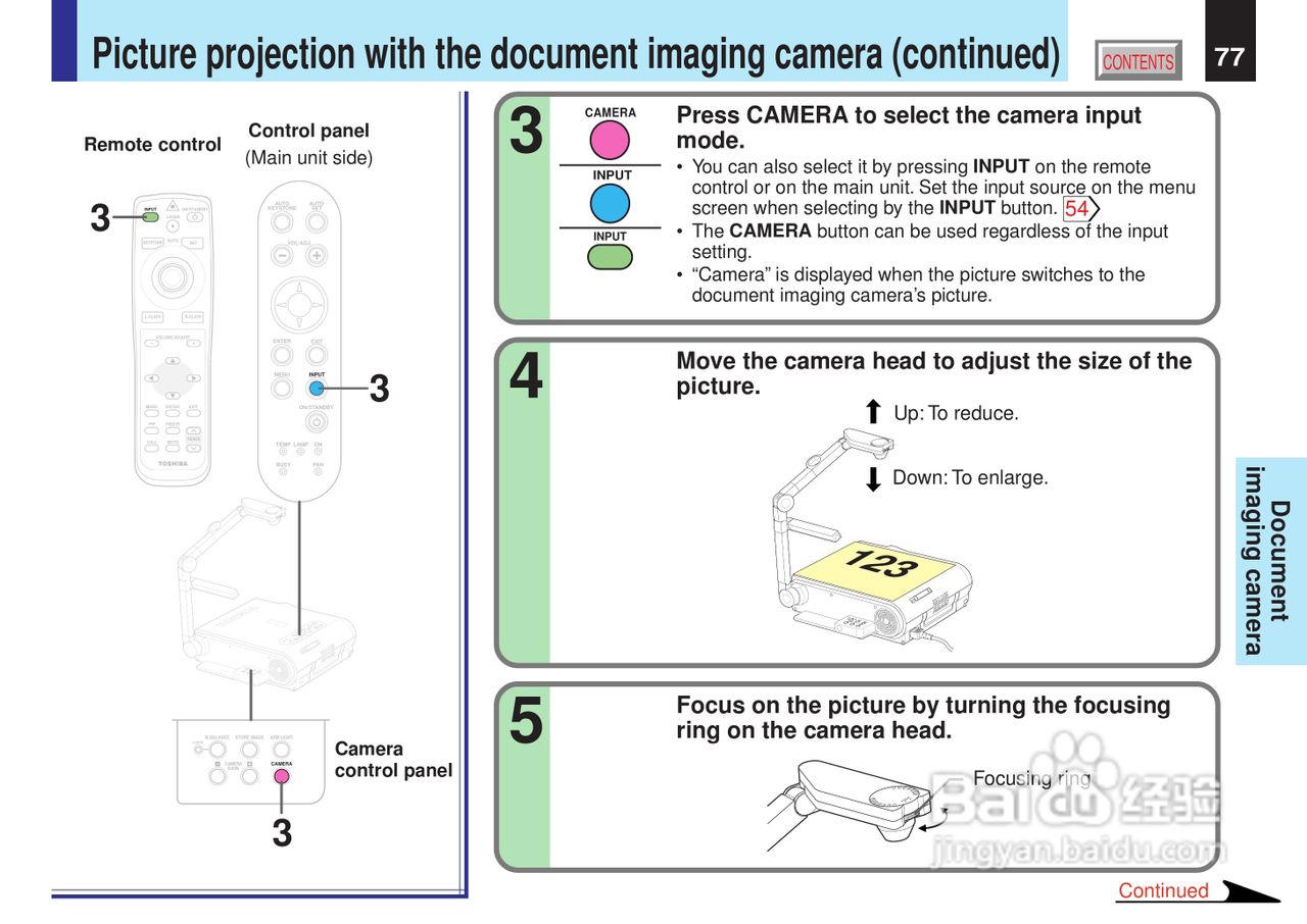 东芝 TLP-X11影机说明书:[8]