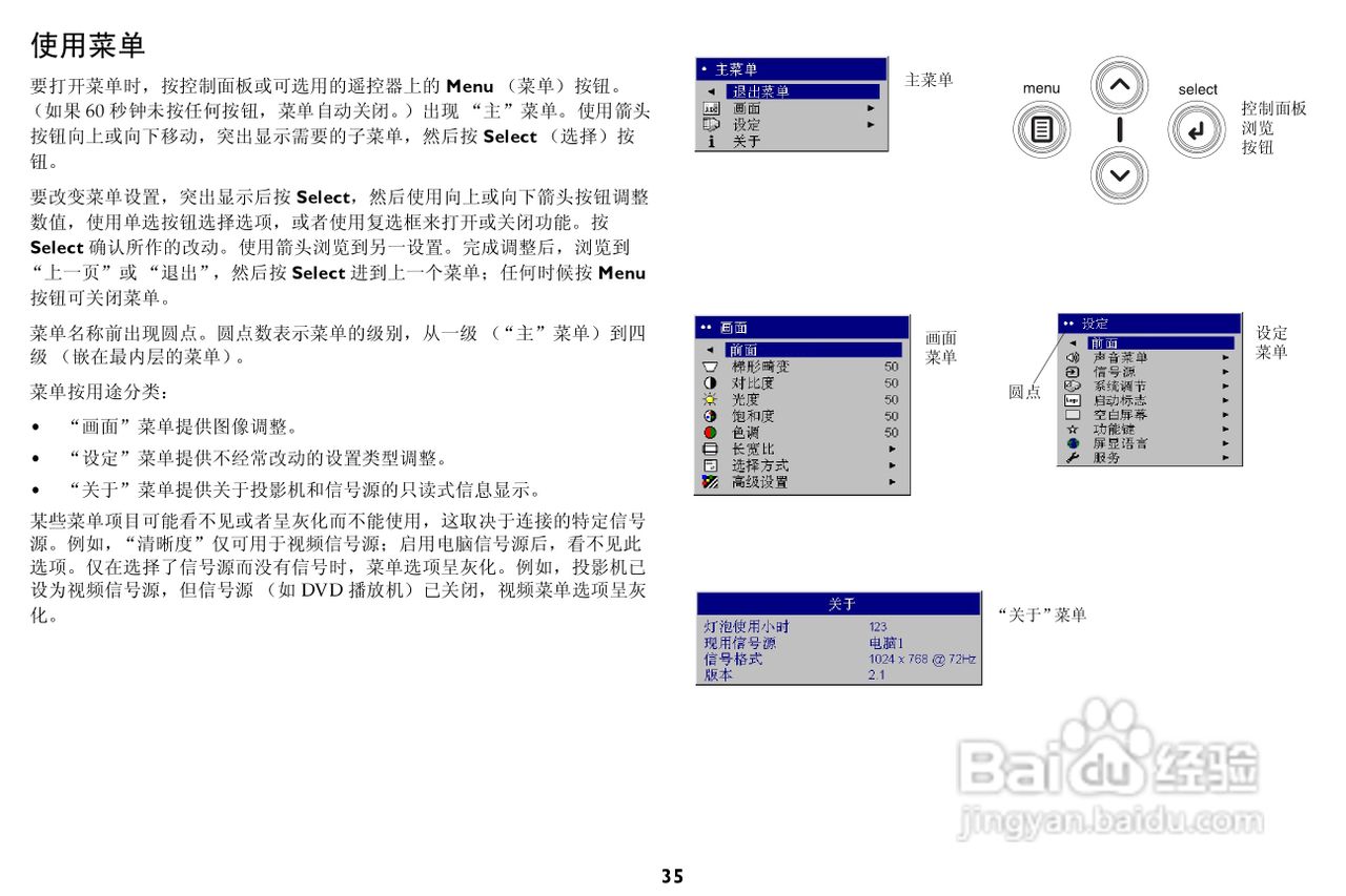 富可视 X1A投影机说明书:[4]