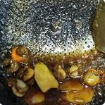 鲜虾扇贝肉焖饭