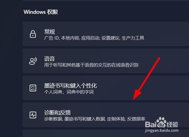 Windows11如何打开隐私和安全性