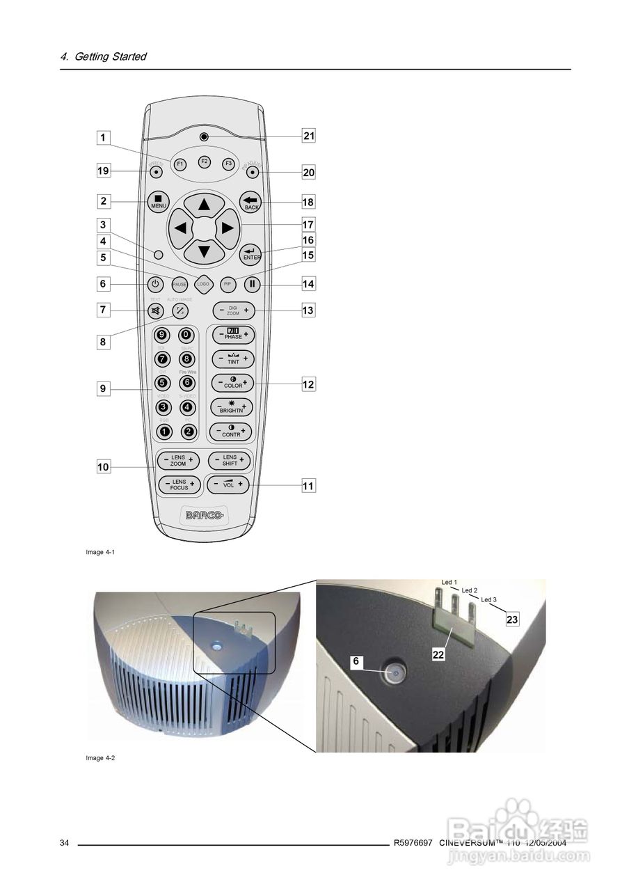 Barco巴可 Cine VERSUM 110投影机说明书:[4]