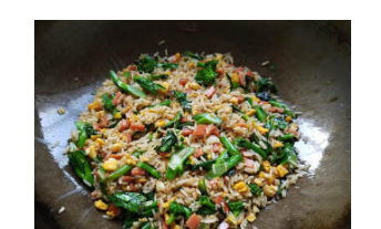 怎么做芥蓝火腿蛋炒饭