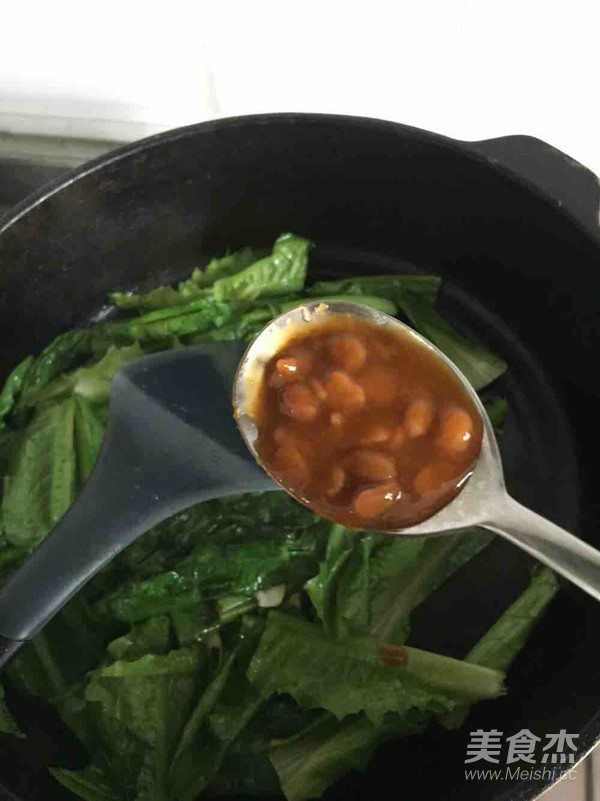 豆酱油麦菜的做法