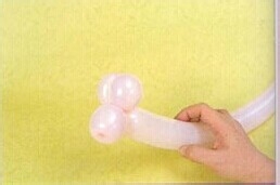 魔法气球造型教程系列之：[21]五瓣花束