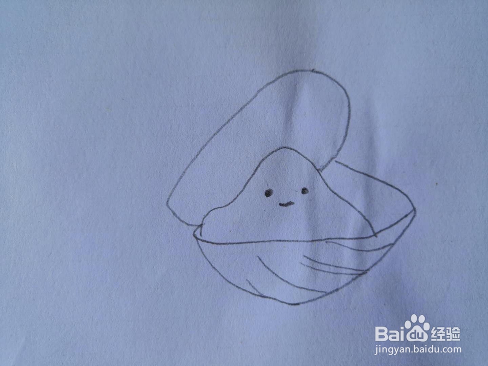 如何画蛤蜊简笔画？