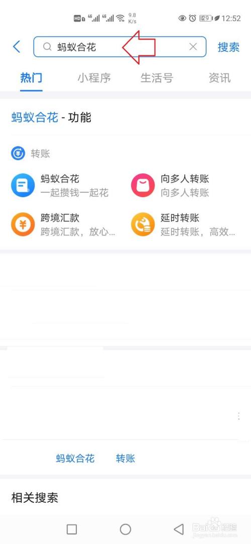 支付宝蚂蚁合花怎样使用?