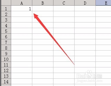 EXCEL一列数字按顺序增加