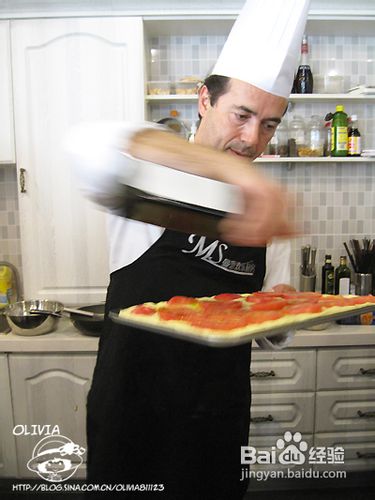 学意大利披萨的最简单做法——【榄香番茄披萨】