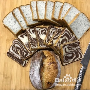 巧克力大理石吐司的做法