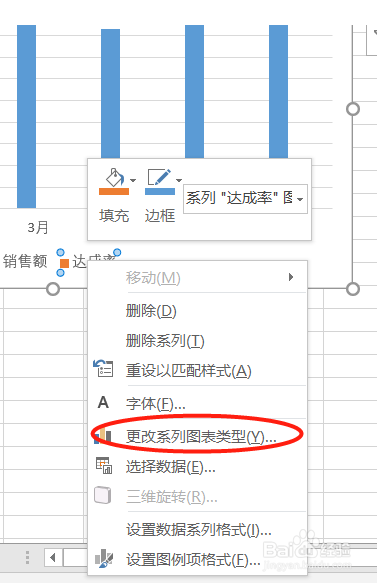 如何在Excel图表中添加次坐标轴？