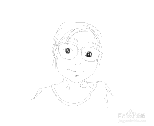 人物线条画如何画