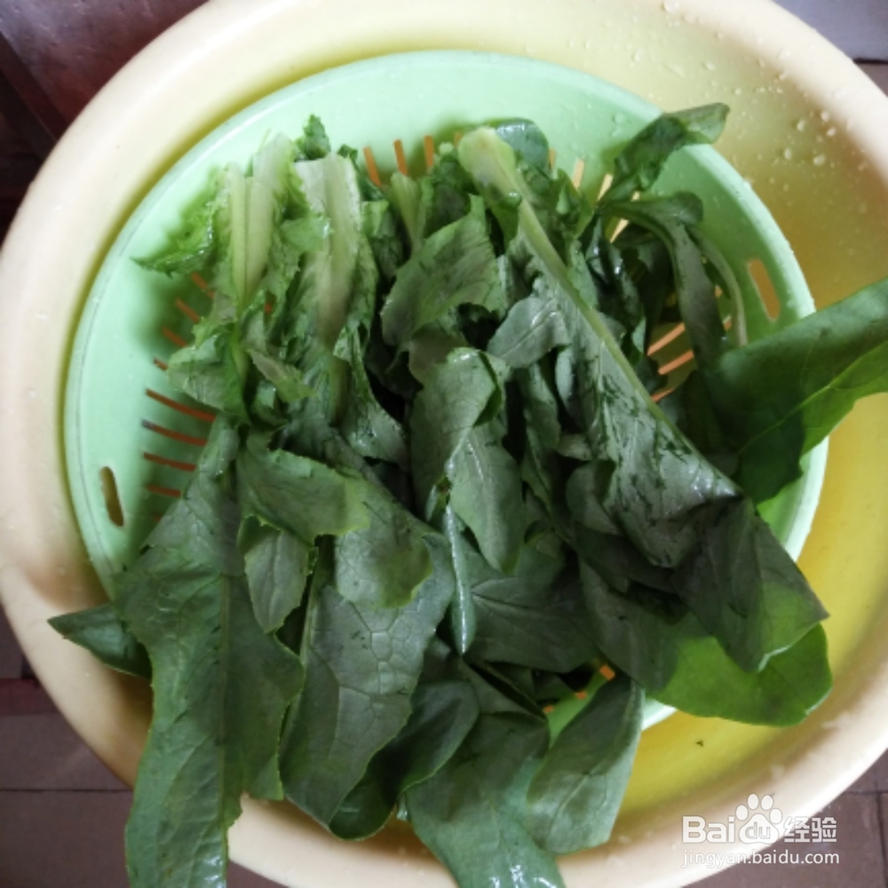 白麦菜的简单做法