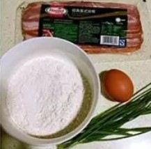 培根香葱鸡蛋饼的家庭做法