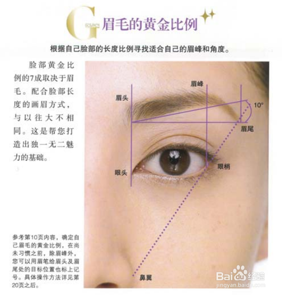 茉莉彩妆之长脸型眉毛的画法