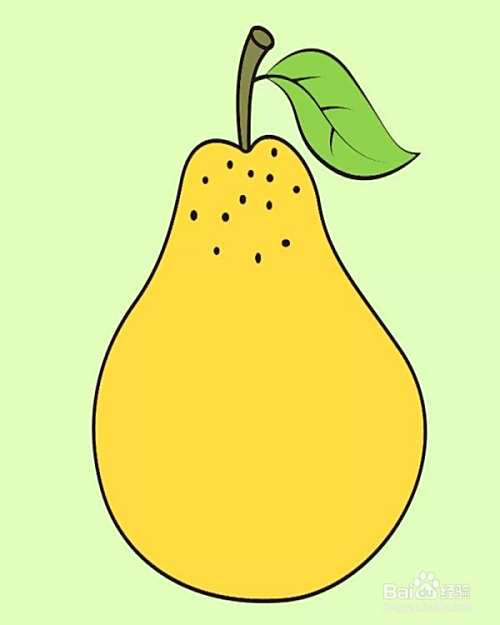 如何画一个"大鸭梨"?