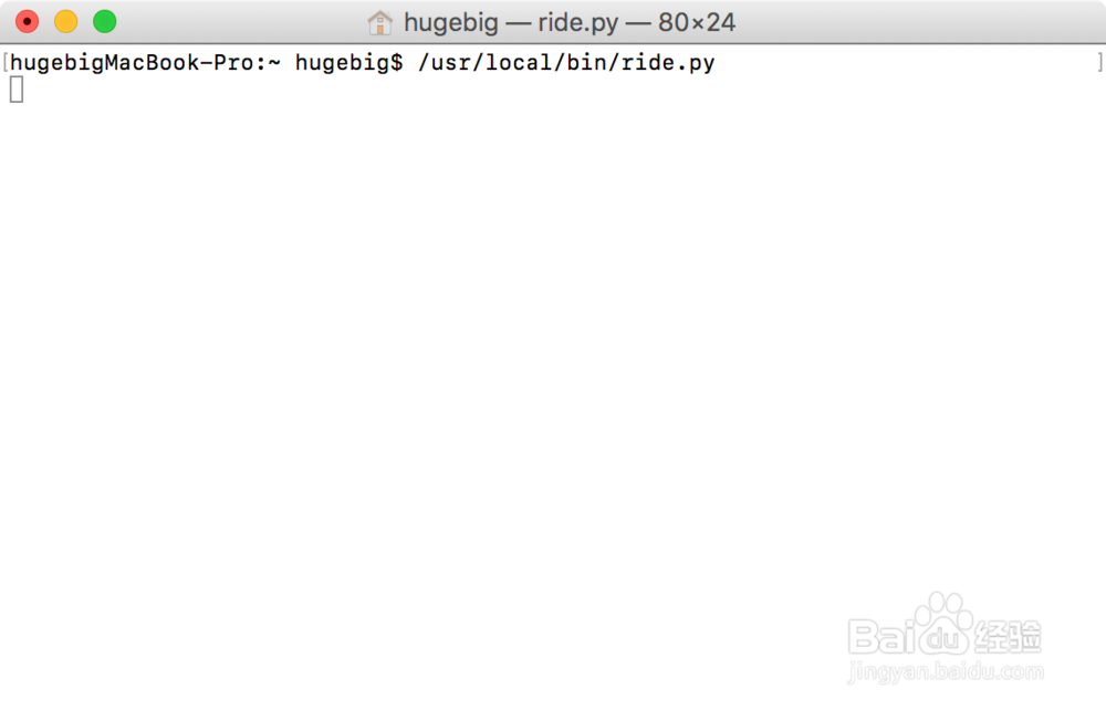 Mac下安装Robot Framework