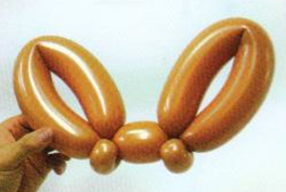 魔法气球造型系列之精品气球小狗