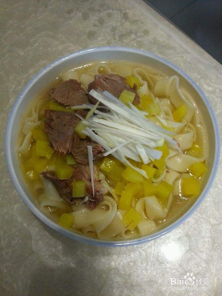 江南特色羊肉面的做法