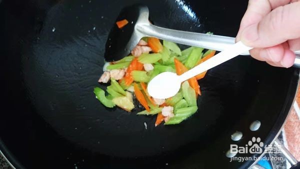 七夕为他（她）下厨房 西芹百合虾仁