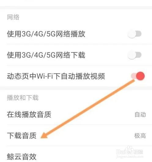 网易云音乐怎么设置下载音乐的音质