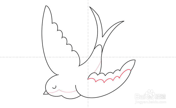 如何绘制燕子