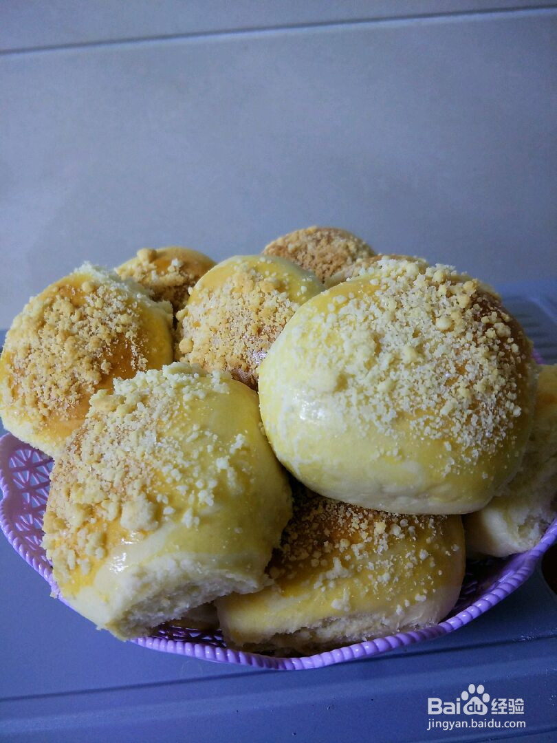 酥顶面包的做法