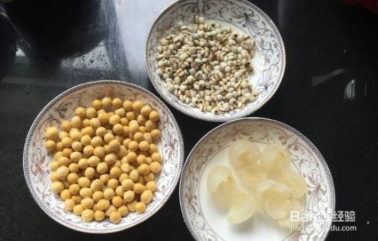 桂圆薏米豆浆的做法