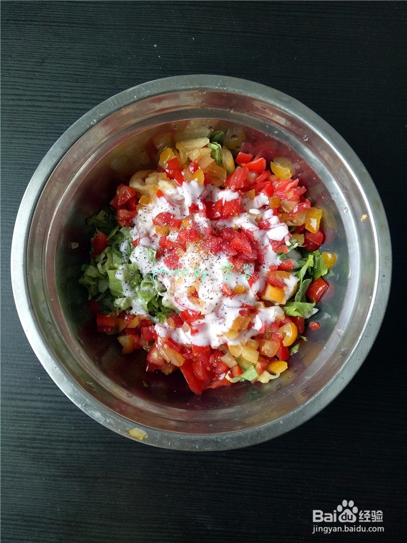 【米饭的华丽转身】米饼沙拉