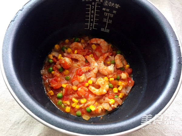 鲜虾什锦饭的做法