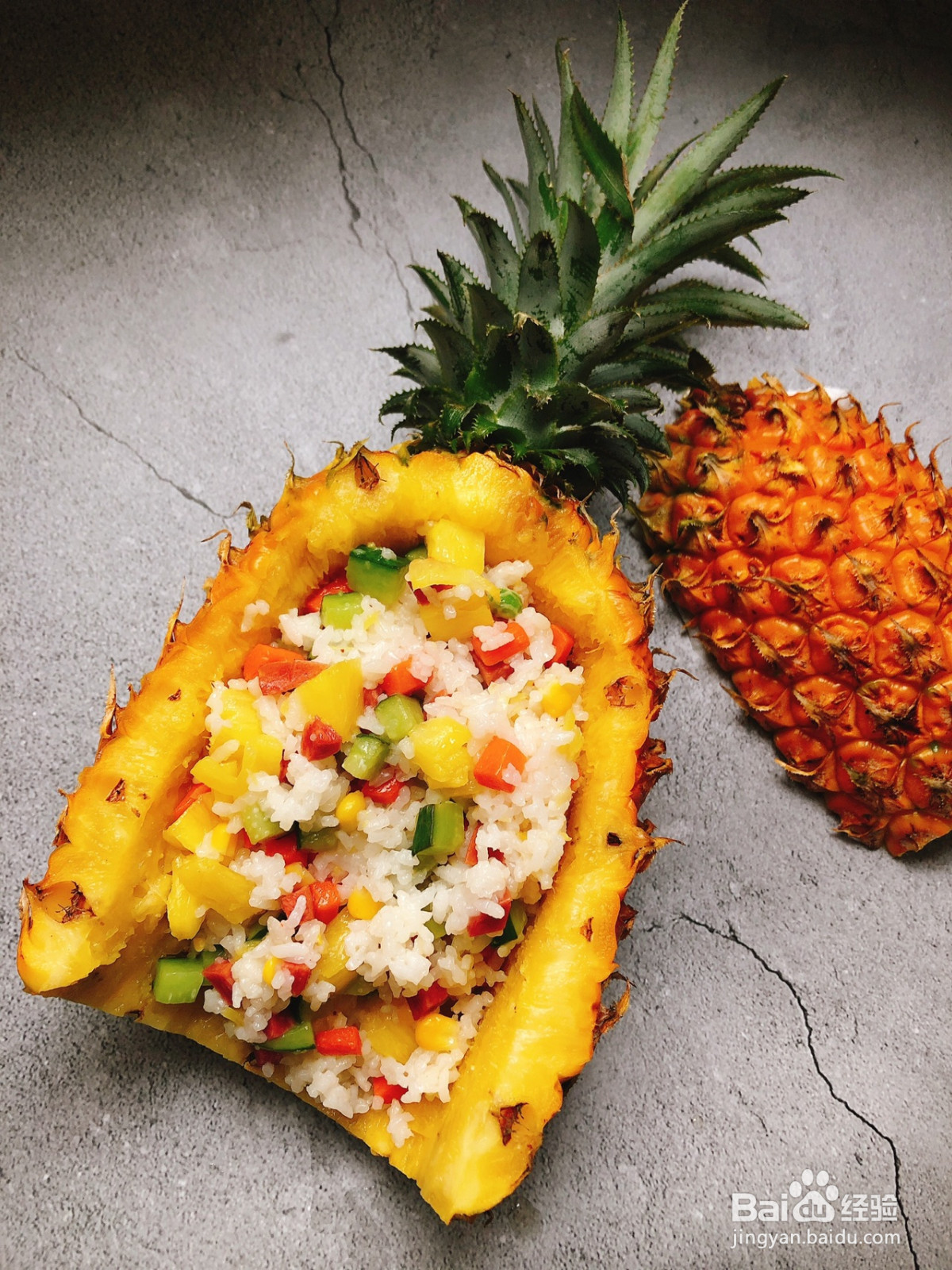 菠萝炒饭的做法