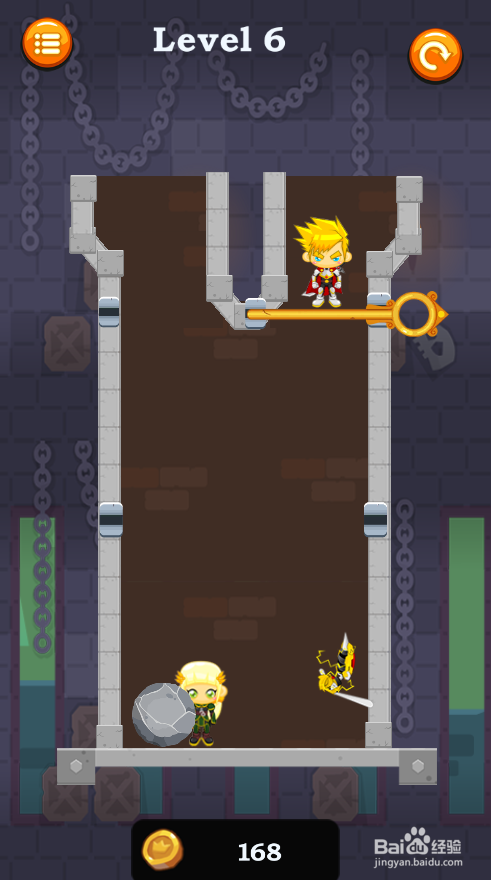 Pins Hero Rescue的Level 6如何通关?