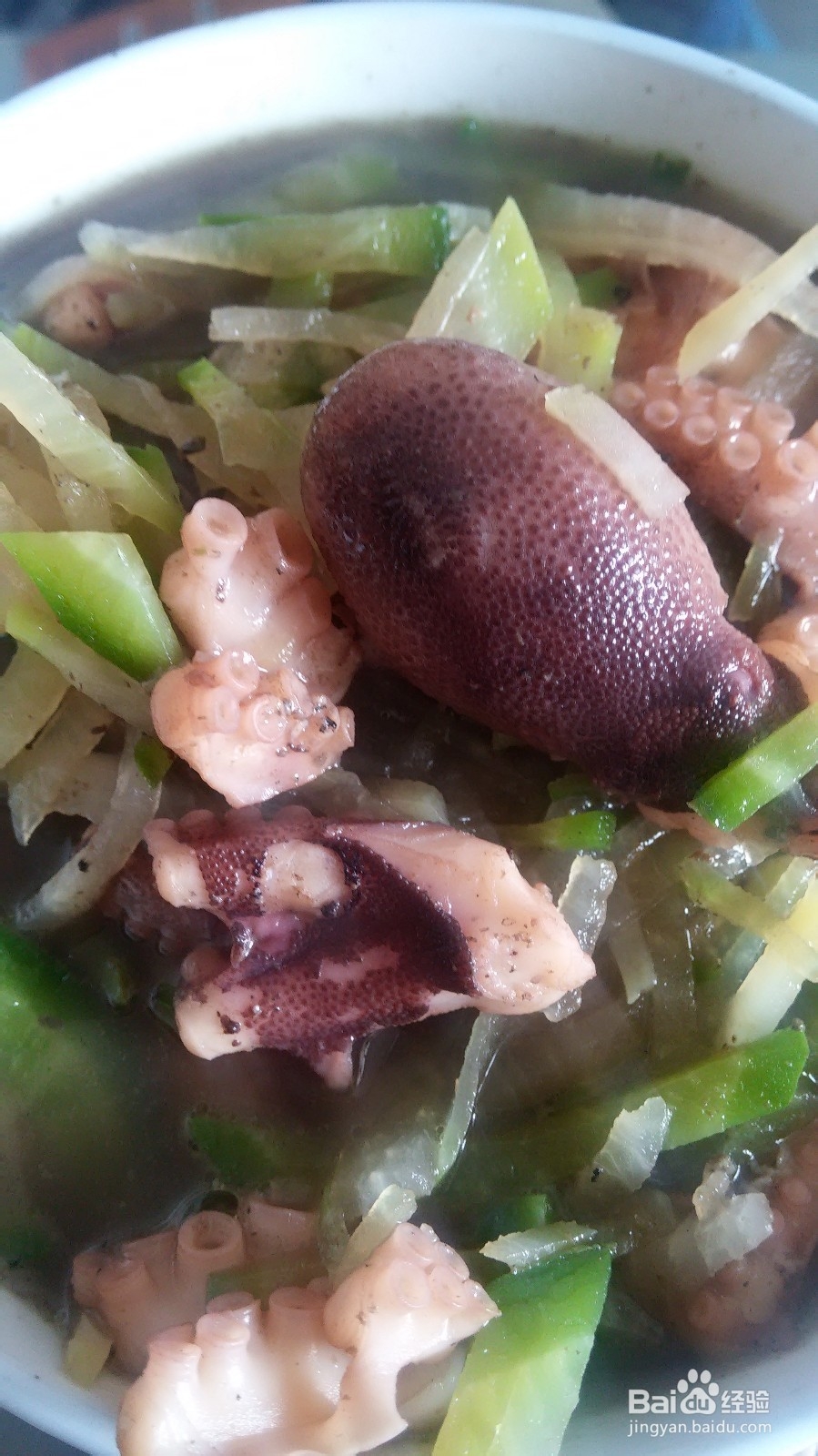 章鱼炖萝卜的做法