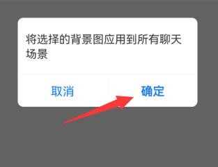 支付宝如何将选择的背景图应用到所有聊天场景