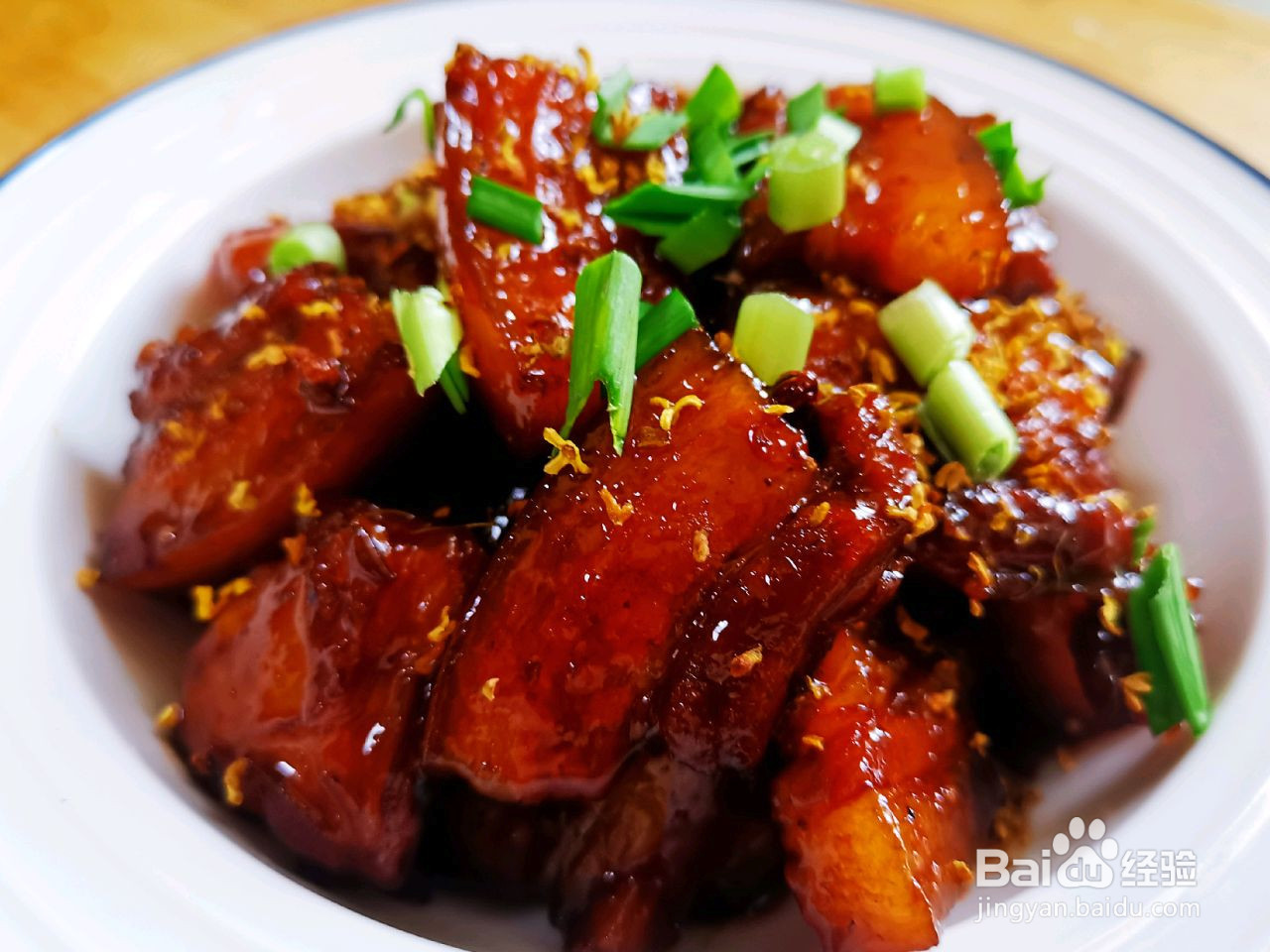 桂花红烧肉的做法