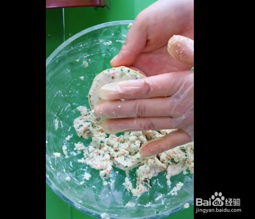 豆腐蔬菜饼的制作方法
