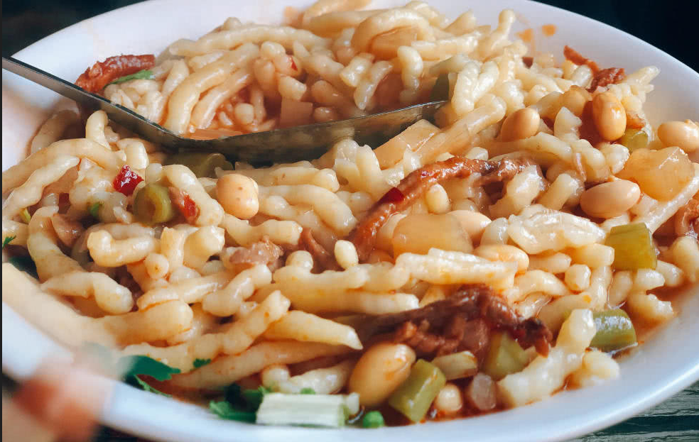 豆面抿圪斗面的比例