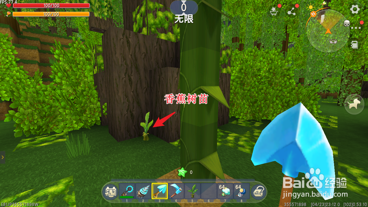 迷你世界香蕉树苗怎么获得