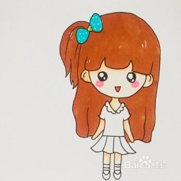 怎麼畫小女孩簡單又可愛