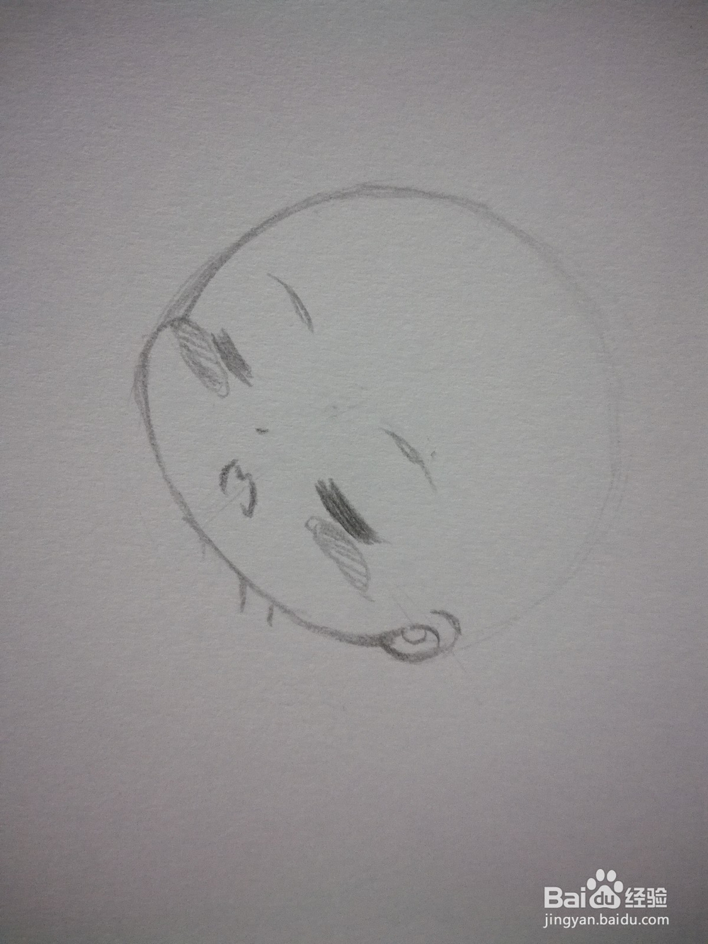 卡通Q版动漫人物头部和五官手绘线稿教程