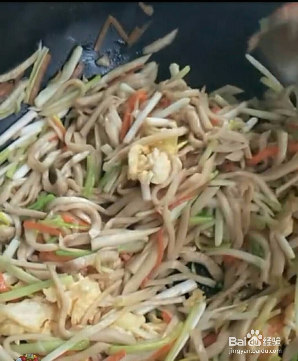 蒜苗杏鲍菇炒鸡蛋